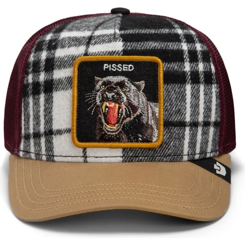 epci-curbata-papagal-snapback-brit-panther-check-mate-pissed-the-farm-goorin-bros