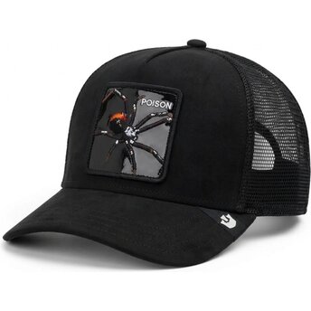 Șepci curbată negru snapback Black Out Spider Blackened Metallic Poison The Farm Goorin Bros.