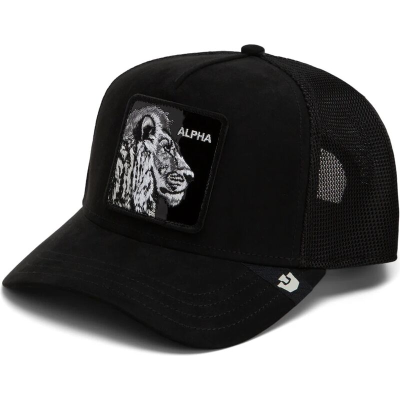 epci-curbata-negru-snapback-black-out-lion-blackened-metallic-alpha-the-farm-goorin-bros
