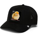 epci-curbata-negru-snapback-black-out-chick-blackened-metallic-hot-the-farm-goorin-bros