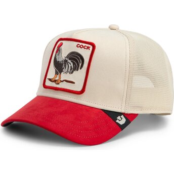 Șepci curbată roșu snapback The Suede Rooster Microsuede Cock The Farm Goorin Bros.