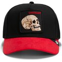 epci-curbata-negru-snapback-cancelled-skull-microsuede-the-farm-goorin-bros