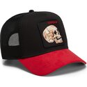 epci-curbata-negru-snapback-cancelled-skull-microsuede-the-farm-goorin-bros