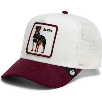 Șepci curbată alb snapback Suede Alpha Microsuede The Farm Goorin Bros.