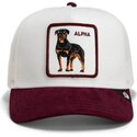 epci-curbata-alb-snapback-suede-alpha-microsuede-the-farm-goorin-bros