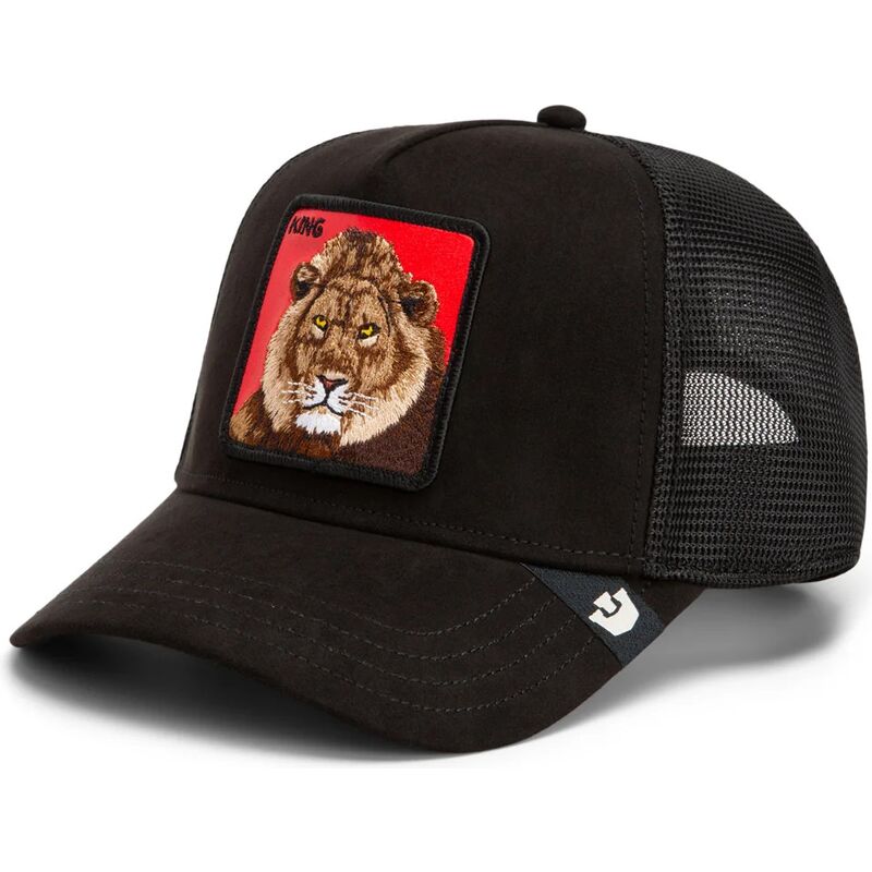 epci-curbata-negru-snapback-re-leone-rosso-microsuede-king-the-farm-goorin-bros