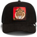 epci-curbata-negru-snapback-re-leone-rosso-microsuede-king-the-farm-goorin-bros