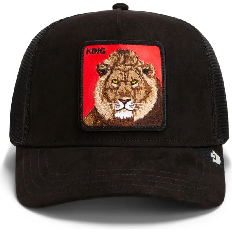 epci-curbata-negru-snapback-re-leone-rosso-microsuede-king-the-farm-goorin-bros