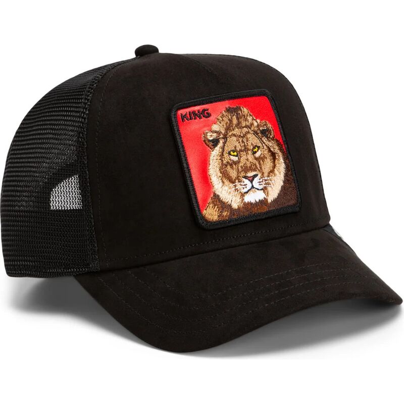 epci-curbata-negru-snapback-re-leone-rosso-microsuede-king-the-farm-goorin-bros