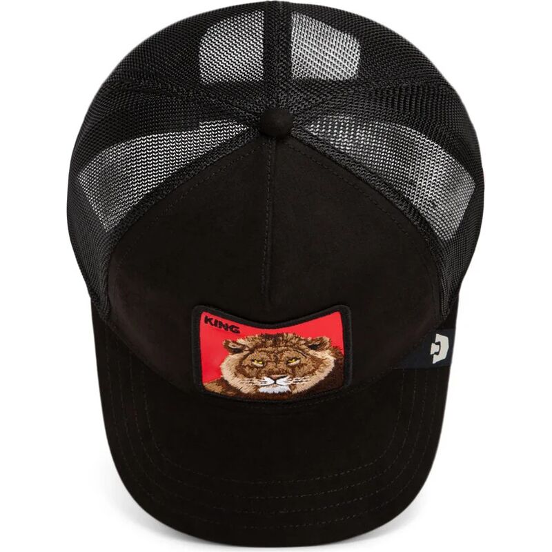 epci-curbata-negru-snapback-re-leone-rosso-microsuede-king-the-farm-goorin-bros