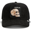 epci-curbata-negru-snapback-suede-cancelled-skull-microsuede-the-farm-goorin-bros