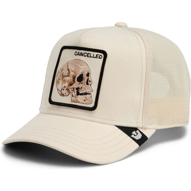epci-curbata-bej-snapback-suede-cancelled-skull-microsuede-the-farm-goorin-bros
