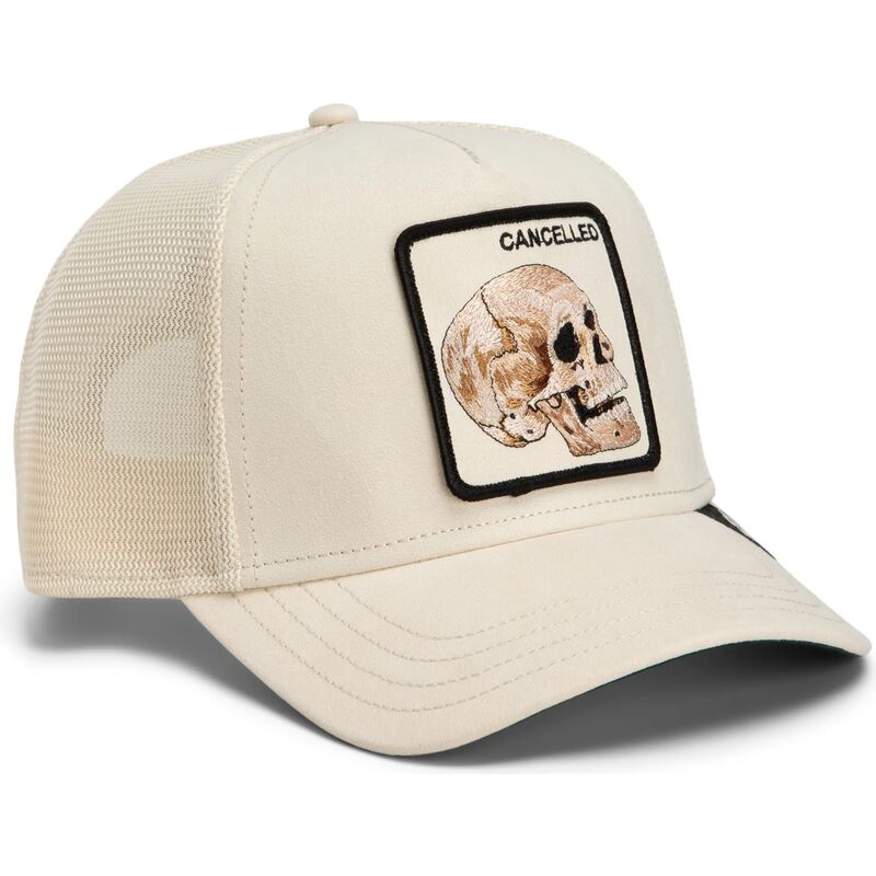 epci-curbata-bej-snapback-suede-cancelled-skull-microsuede-the-farm-goorin-bros