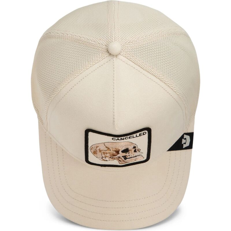 epci-curbata-bej-snapback-suede-cancelled-skull-microsuede-the-farm-goorin-bros