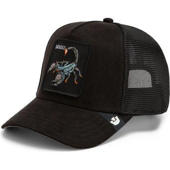 Șepci curbată negru snapback Suede Scorpion Microsuede The Farm Goorin Bros.
