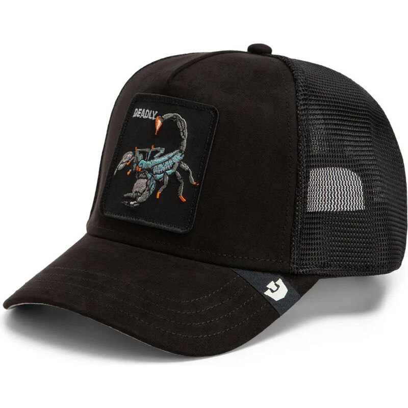 epci-curbata-negru-snapback-suede-scorpion-microsuede-the-farm-goorin-bros