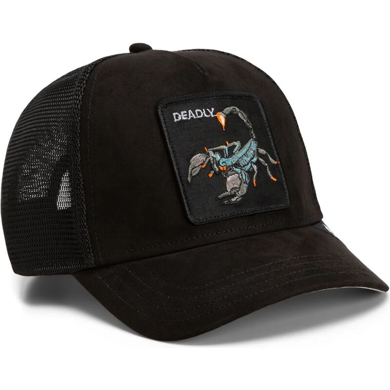 epci-curbata-negru-snapback-suede-scorpion-microsuede-the-farm-goorin-bros