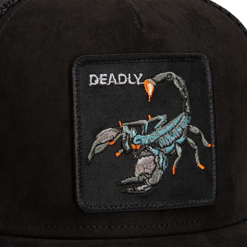 epci-curbata-negru-snapback-suede-scorpion-microsuede-the-farm-goorin-bros