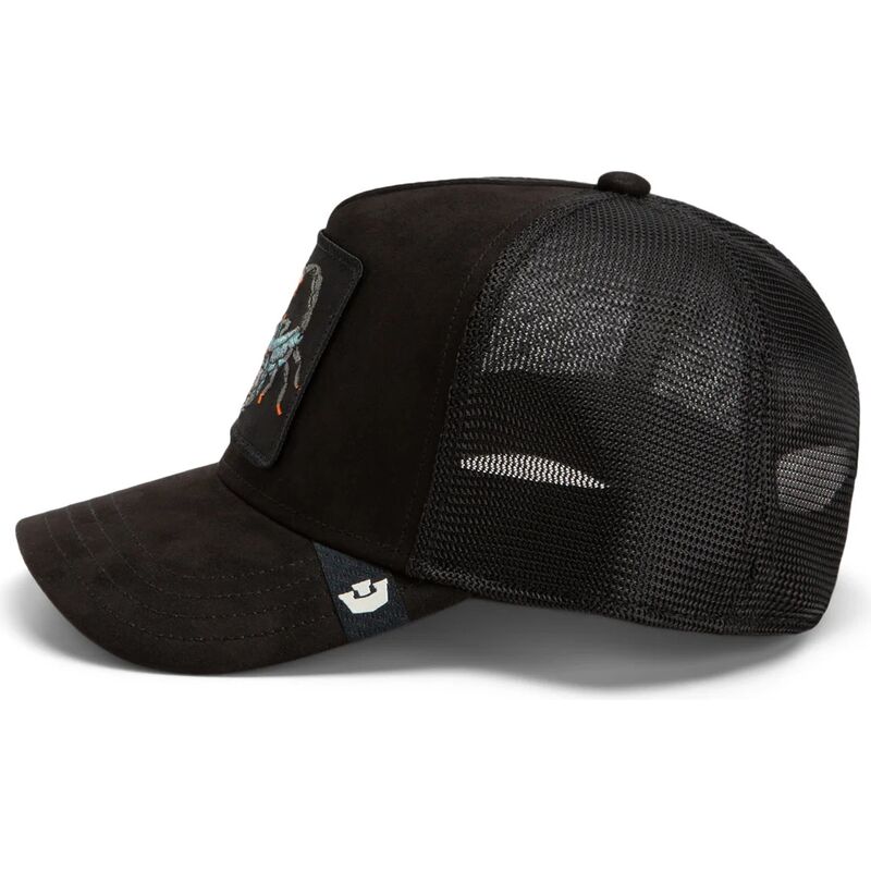 epci-curbata-negru-snapback-suede-scorpion-microsuede-the-farm-goorin-bros