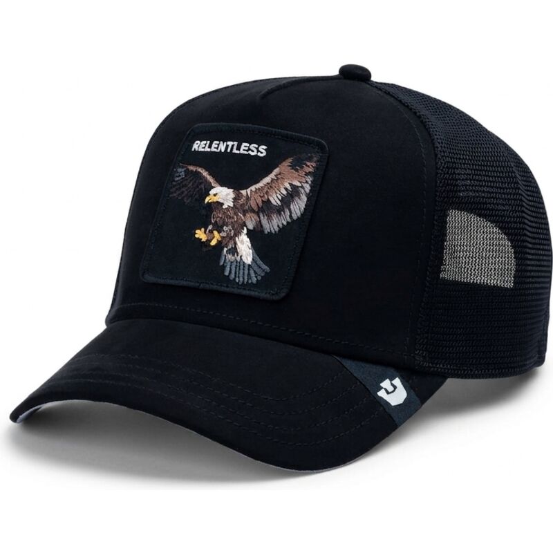 epci-curbata-negru-snapback-suede-relentless-eagle-microsuede-the-farm-goorin-bros