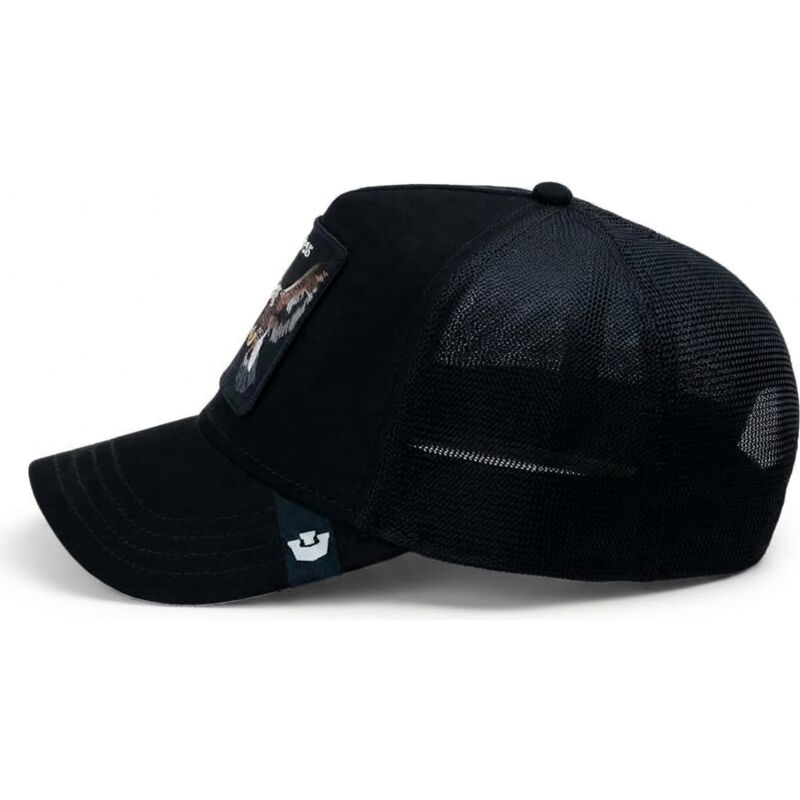 epci-curbata-negru-snapback-suede-relentless-eagle-microsuede-the-farm-goorin-bros