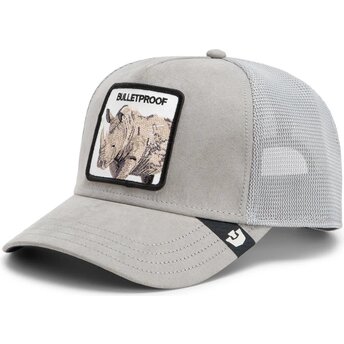 Șepci curbată gri snapback Suede Rhino Microsuede Bulletproof The Farm Goorin Bros.