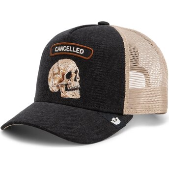 Șepci curbată negru snapback Cancelled Rocker Denim After Dark The Farm Goorin Bros.