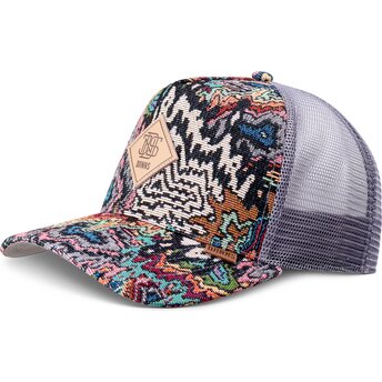 Șepci curbată papagal snapback HFT Color Explo de Djinns