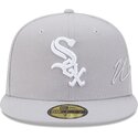 epci-plata-gri-fitted-59fifty-side-script-de-chicago-white-sox-mlb-de-new-era