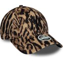 epci-curbata-leopard-reglabila-9forty-ocelot-print-de-new-york-yankees-mlb-de-new-era