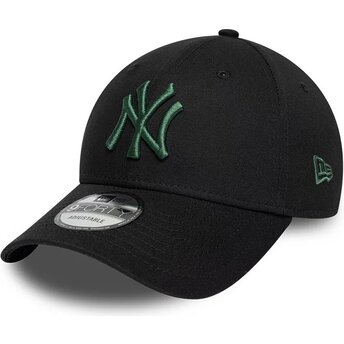 Șepci curbată negru reglabilă 9FORTY League Essential de New York Yankees MLB de New Era