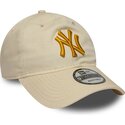 epci-curbata-bej-reglabila-dorado-9twenty-league-essential-de-new-york-yankees-mlb-de-new-era