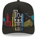 epci-curbata-negru-snapback-9fifty-a-frame-precurved-skyline-de-los-angeles-dodgers-mlb-de-new-era