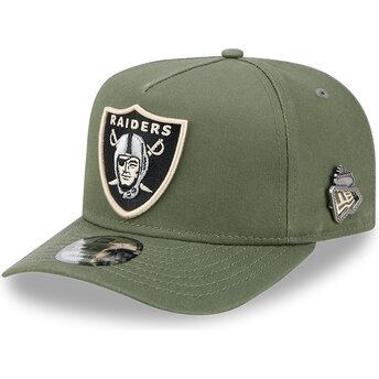 Șepci curbată verzișor snapback 9FIFTY A Frame Precurved Side Pin de Las Vegas Raiders NFL de New Era