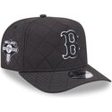 epci-curbata-negru-snapback-9fifty-a-frame-precurved-checkered-de-boston-red-sox-mlb-de-new-era