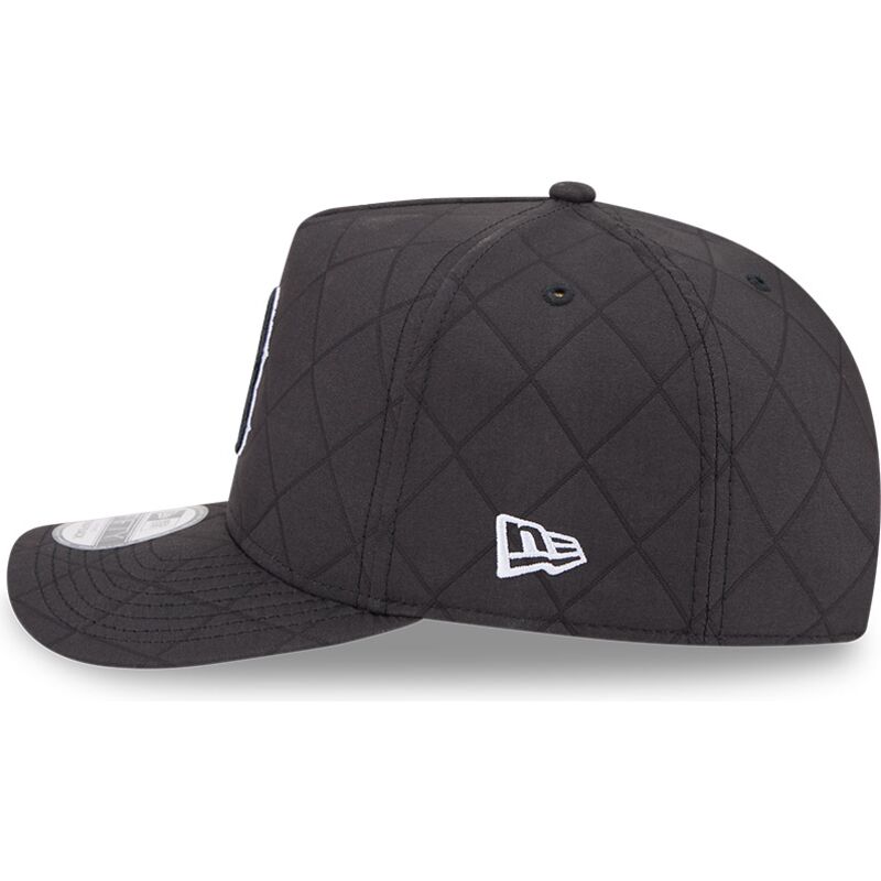 epci-curbata-negru-snapback-9fifty-a-frame-precurved-checkered-de-boston-red-sox-mlb-de-new-era