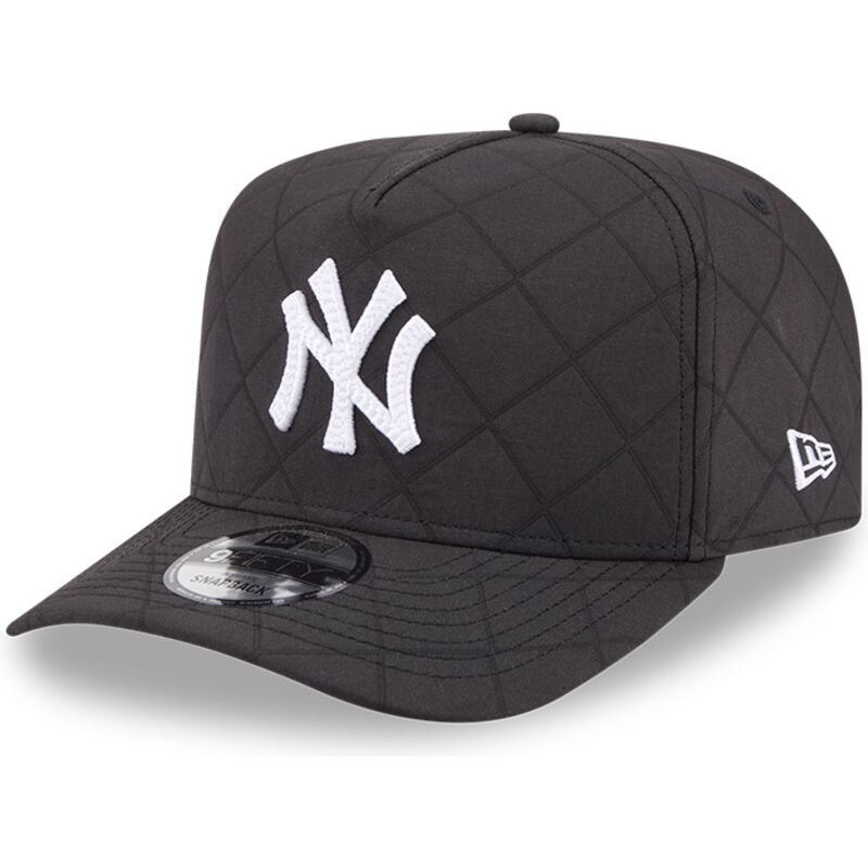 epci-curbata-negru-snapback-9fifty-a-frame-precurved-checkered-de-new-york-yankees-mlb-de-new-era