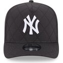 epci-curbata-negru-snapback-9fifty-a-frame-precurved-checkered-de-new-york-yankees-mlb-de-new-era