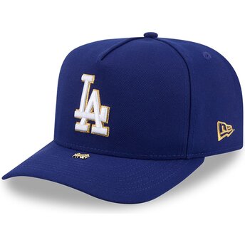 Șepci curbată albastru snapback 9FIFTY A Frame Precurved Visor Pin de Los Angeles Dodgers MLB de New Era