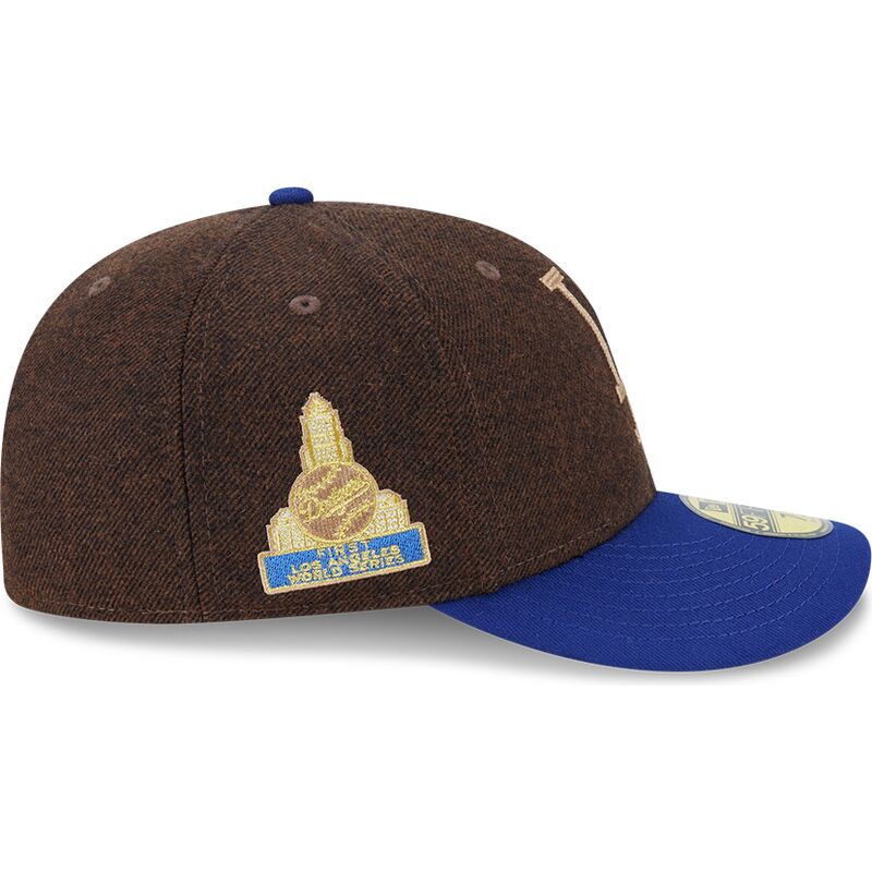 epci-curbata-maro-fitted-59fifty-precurved-de-los-angeles-dodgers-mlb-de-new-era