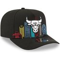 epci-curbata-negru-snapback-9fifty-a-frame-precurved-skyline-de-chicago-bulls-nba-de-new-era