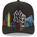 epci-curbata-negru-snapback-9fifty-a-frame-precurved-skyline-de-new-york-yankees-mlb-de-new-era