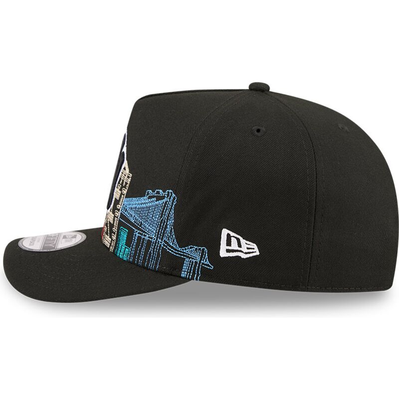 epci-curbata-negru-snapback-9fifty-a-frame-precurved-skyline-de-new-york-yankees-mlb-de-new-era