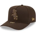 epci-curbata-maro-snapback-9fifty-a-frame-precurved-visor-pin-de-chicago-white-sox-mlb-de-new-era