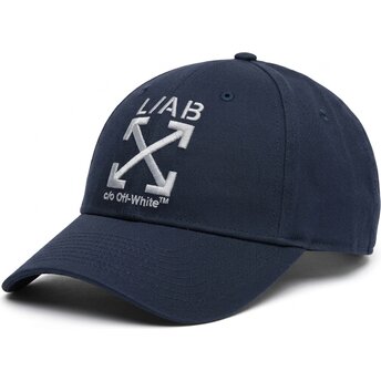 Șepci curbată bleumarin reglabilă Clamp Arrows Twill de L/AB c/o Off-White™