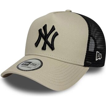 Șepci curbată bej snapback A Frame League Essential de New York Yankees MLB de New Era