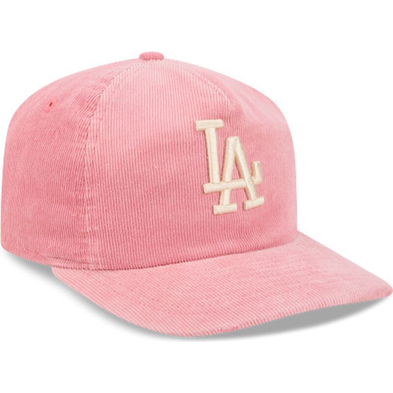epci-curbata-roz-reglabila-19twenty-precurved-corduroy-pastel-de-los-angeles-dodgers-mlb-de-new-era