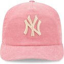 epci-curbata-roz-reglabila-19twenty-precurved-corduroy-pastel-de-new-york-yankees-mlb-de-new-era