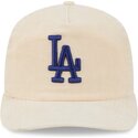 epci-curbata-bej-reglabila-19twenty-precurved-corduroy-pastel-de-los-angeles-dodgers-mlb-de-new-era