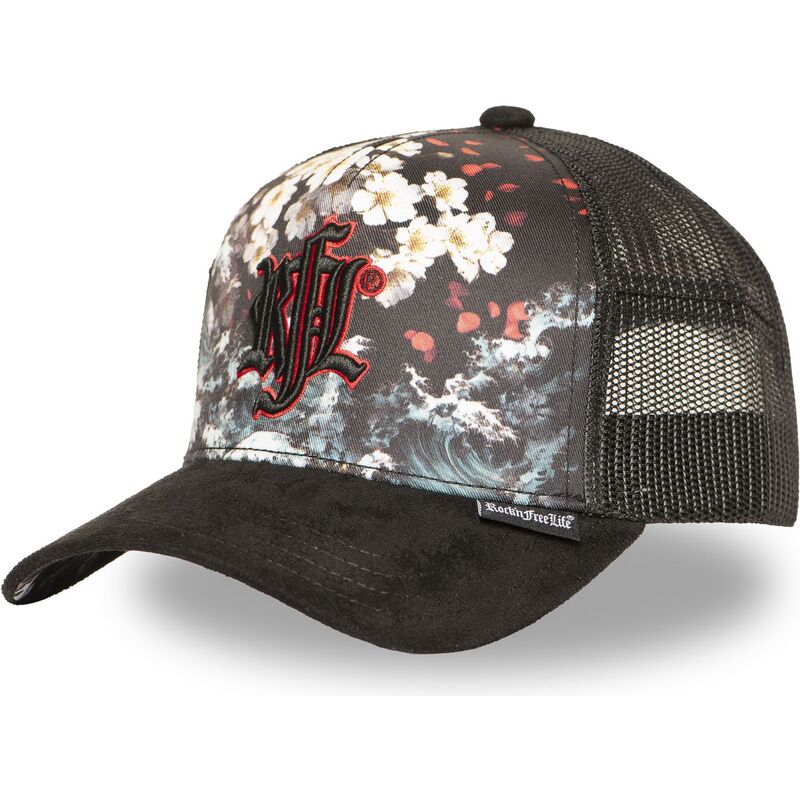 epci-curbata-negru-snapback-n274-sakura-wave-de-rocknfreelife